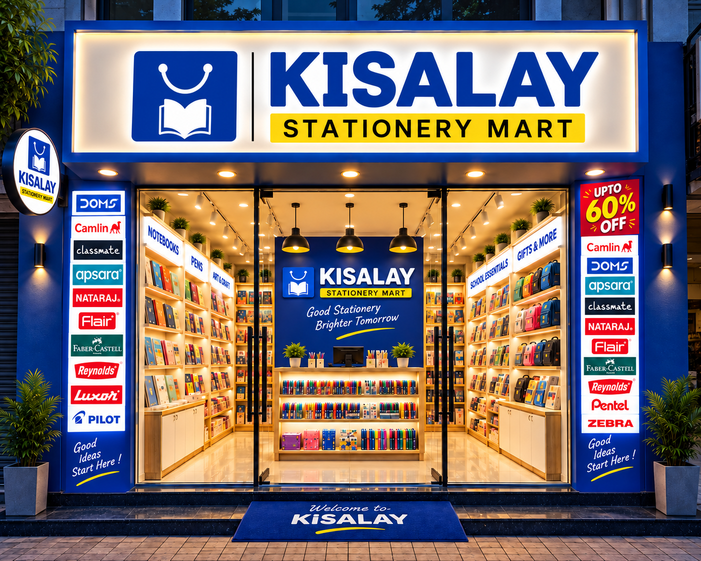 KISALAY Stationery Mart storefront